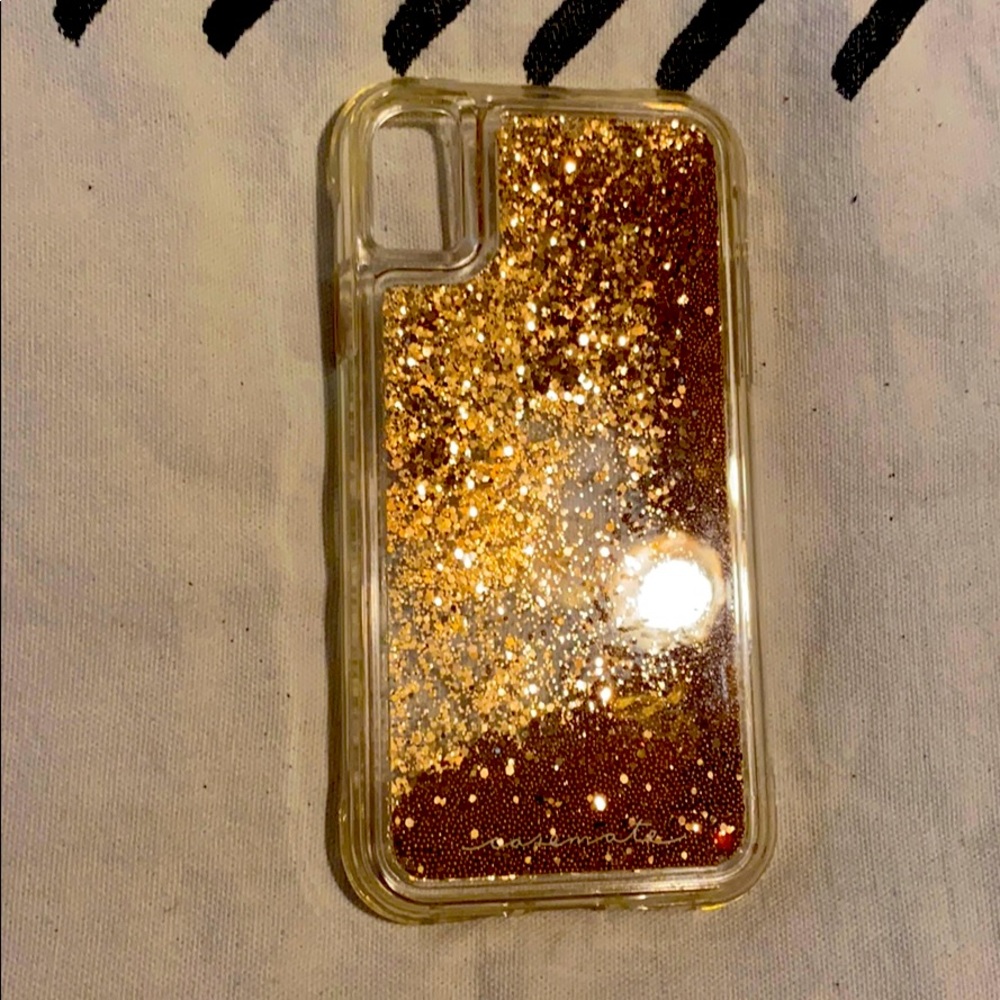 iPhone XR case ... gold waterfall by case mate